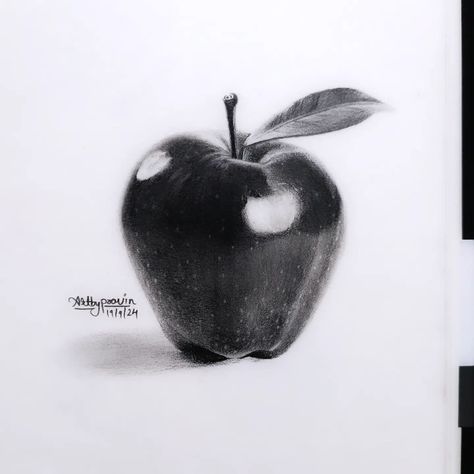 Realistic Apple 🍎 (Kids Pencil Live class Work) . DM to join Graphite+Charcoal October Batch . #appledrawing #kidsart #kidsartwork #artclass #realisticdrawing #pencilart #pencilshading #drawing Pencil Shading, Kids Artwork, Realistic Drawings, Pencil Art, Art Classes, Art For Kids, Pencil, Drawings, Quick Saves