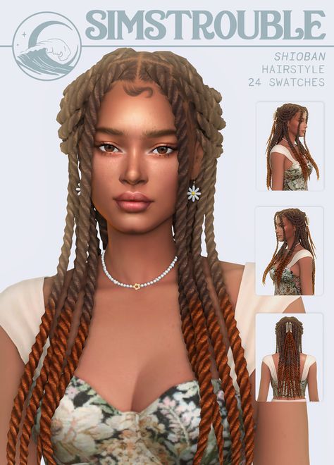 Sims 4 Black Hair, Pelo Sims, Tumblr Sims 4, Sims 4 Cc Folder, Sims 4 Teen, Protective Hairstyle, Sims 4 Characters, Sims 4 Mm, Sims Four