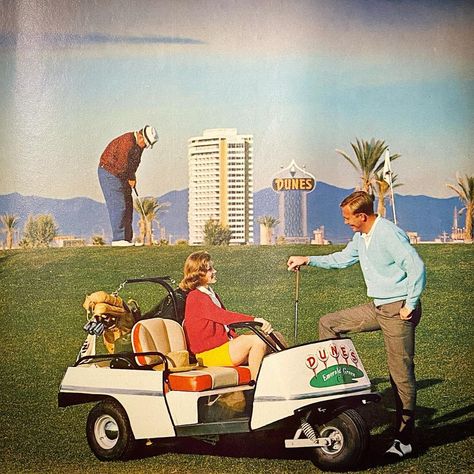 Vintage Golf Wear on Instagram: “The wifey and I enjoying a post round talk. Vintage Las Vegas has to be one of my favorites. #vintage #vintagestyle #vibtagefashion…” Dream Bored, Golf 7 R, Golf Net, Magazine Clippings, Custom Golf Carts, Best Golf Clubs, Beton Design, Best Golf Courses, Womens Golf Fashion