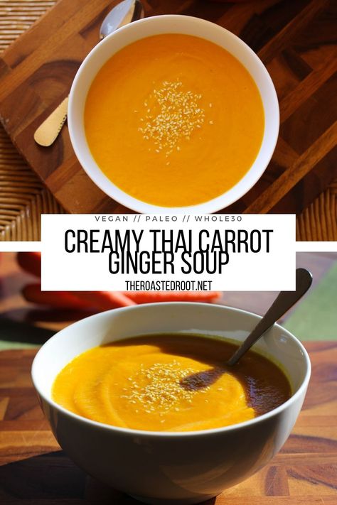 Curry Carrot Soup, Carrot Ginger Curry Soup, Coconut Ginger Carrot Soup, Healthy Carrot Ginger Soup, Carrot Ginger Coconut Milk Soup, Thai Carrot Soup, Carrot Ginger Coconut Soup, Carrot Ginger Turmeric Soup, Carrot Coconut Soup