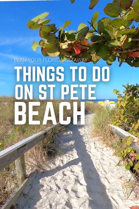 St. Pete Beach on the gulf coast of Florida was rated the #1 beach in the US by Trip Advisor in 2021. In this article we share a whole day of activities to fully enjoy the BEST of what St. Pete Beach has to offer. It's miles of white sand beaches and endless options for food, drinks and entertainment make it both a fun and relaxing destination. Saint Pete Beach Florida, St Pete Beach Florida Things To Do, Florida Gulf Coast Beaches, Myrtle Beach Trip, 2024 Beach, St Pete Beach Florida, Beach 2023, Best Beach In Florida, Sister Trip