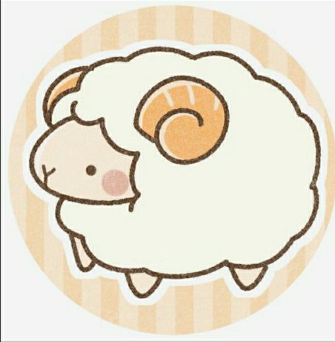 Ram Drawing Cute, Cute Ram Drawing, Ram Doodle, Cute Sheep Drawing, Cute Sheep Art, Cute Ram, Sheep With Horns, Sheep Cute, Cute Pictures To Draw