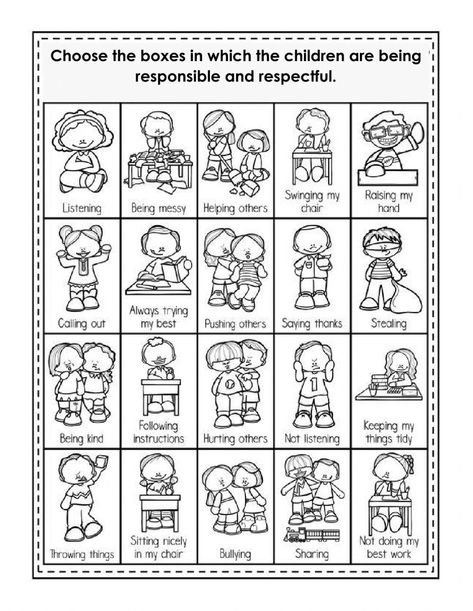 Responsibility and respect online worksheet for Grade 2. You can do the exercises online or download the worksheet as pdf. Respect Worksheet, Respect Lessons, Respect Activities, Teaching Respect, Worksheet Kindergarten, Social Skills Lessons, Social Emotional Activities, Social Emotional Learning Activities, 2nd Grade Worksheets