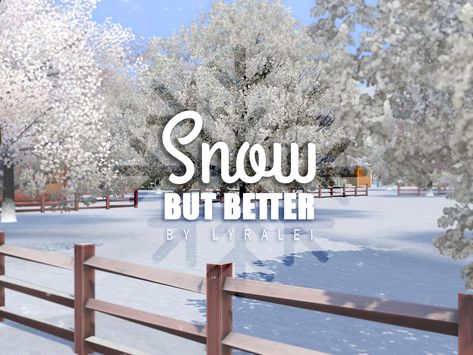 Better snow textures! Weather Mod Sims 4, Sims 4 No Zzz Mod, Sims 4 Drama Mod, Sims 4 Snowy Escape Cc, Sims 4 Ice Skating Cc, Sims 4 Cc Override, Ts4 Mods Gameplay, Sims 4 Cold Weather Cc, Sims 4 Cas Background