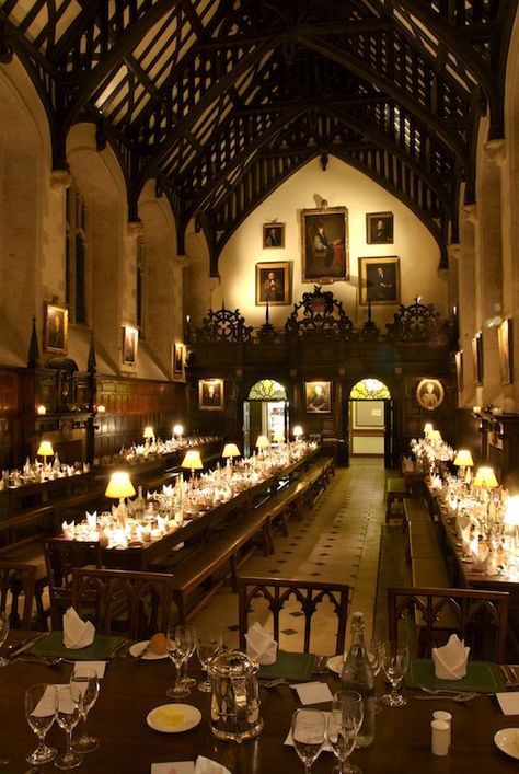 English Cottage Dreams! College Dining Hall, Wyrd Sisters, Exeter College, Medieval Banquet, Dream University, Oxford College, Pure Life, Oxford England, Dream College