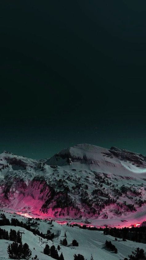 Night Lights in Snow Mountains Winter iPhone Wallpaper Lightning Painting, Perspective Study, Backgrounds For Your Phone, Wallpaper Estetika, Ss 2024, Best Wallpaper Hd, Galaxies Wallpaper, Wallpapers For Mobile Phones, Iphone Wallpaper Landscape