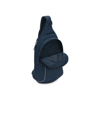 The Nike Sportswear Essentials Sling Bag is a comfortable carry-all with room for storing a reusable water bottle, packable jacket and more. Additional zippered pockets and an adjustable shoulder strap help you stay organized and ready for wherever the day takes you. This product is made with at least 50% recycled polyester fibers. Shown: Armory Navy/Ashen Slate/Ashen Slate Style: DJ9796-478 Nike Sling Bag, Packable Jacket, Stay Organized, Nike Sportswear, Sling Bag, Reusable Water Bottle, Shoulder Strap, The Day, Water Bottle