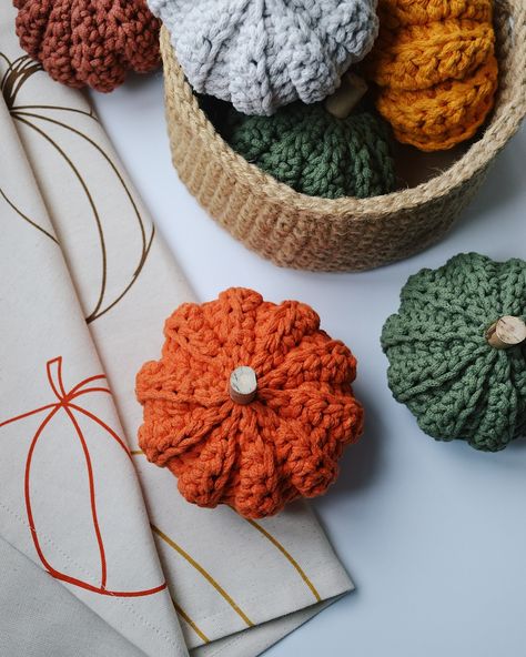 Halloween is coming, it’s time to pick pumpkins! 🎃 These cozy crocheted pumpkins are the perfect touch to get your home ready for spooky season 👻🎃🕷️🕸️ #halloweendecor #pumpkinseason #autumn #spooky #halloween #pumpkin #pumpkinpatch #homedecor Crocheted Pumpkins, Halloween Is Coming, Pumpkin Seasoning, Halloween Pumpkin, Spooky Halloween, Spooky Season, Pumpkin Patch, Pumpkins, Halloween Decorations