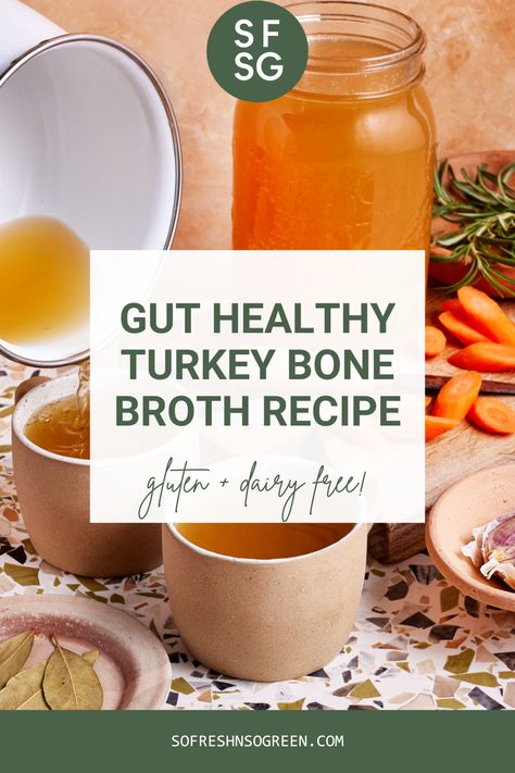 It makes such a great protein-rich sipper on it’s own  but it also adds an abundance of flavor and gut-healthy nutrients to soups, stews, grains and ofc, bone broth hot chocolate!  While the process might seem intimidating, I promise you it is SO easy, especially when you already have everything you need from your Thanksgiving leftovers.   Snag all of the details and tips for this super simple, super delicious, gut-healthy turkey bone broth recipe on the blog now. Bone Broth From Turkey, Turkey Bone Broth Recipe, Bone Broth Hot Chocolate, Autoimmune Diet Plan, Bone Broth Recipes, Turkey Bone Broth, Gut Health Diet, Autoimmune Diet, Gut Healing Recipes