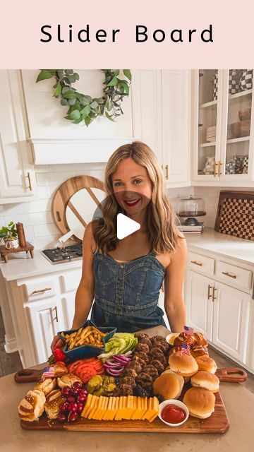 Leanna Laming on Instagram: "SLIDER BOARD 🇺🇸♥️💙🍔 #ad

Need something unique, easy and sure to impress this Memorial Day? A Build Your Own slider bar is a great way to serve sliders to your friends and family while incorporating your favorite toppings! We love @crackerbarrelcheese Extra Sharp Yellow Cheddar because you can customize each slice to fit the sliders, and the cheese is extra creamy!! Pick up your favorite Cracker Barrel Cheese at your local @walmart store!

#crackerbarrelcheese #memorialday #walmarthaul #hostingideas #partyrecipes #burgerboard #grazingboard #summerrecipes #bbqfoods" Sliders Board, Slider Board, Turkey Sliders, Slider Bar, Walmart Store, Something Unique, Cracker Barrel, Entertaining Ideas, Party Entertainment