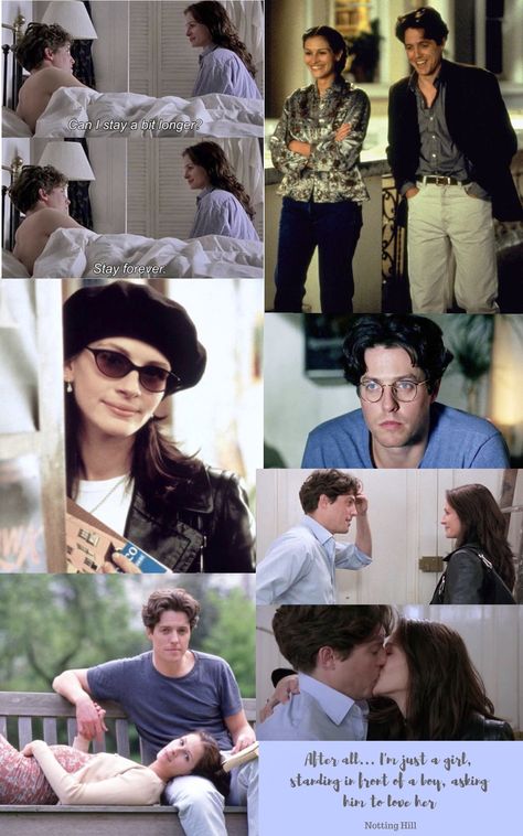 Notting Hill Movie Outfits, Anna Scott Notting Hill Outfit, 90s Romcom Outfits, Notting Hill Outfit, Notting Hill Movie, Romcom Movies, Rom Coms, Comfort Movies, Movies Quotes Scene