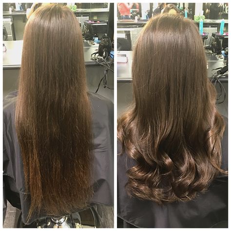 hair by courtenaye. first haircut in years! healthy hair medium length layers curls brown hair before and after Curls Brown Hair, Layered Curls, Medium Length Layers, Layer Cut, First Haircut, Hair Medium, Layered Cuts, Layered Hair, Medium Length Hair Styles