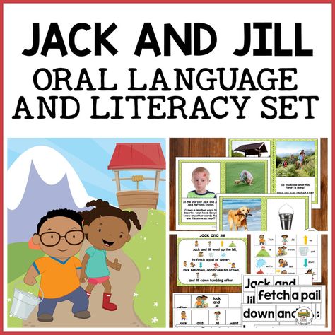 Blog - Pre-K Printable Fun Jack And Jill Preschool Activities, Parts Of A Story, Literacy Preschool, Sequencing Events, Preschool Circle Time Activities, Language Development Activities, Nursery Rhymes Preschool, Learn Skills, Making Predictions