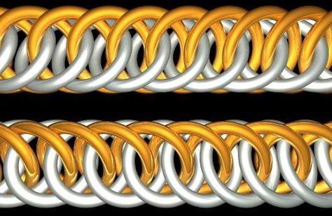 M.A.I.L. - Maille Artisans International League - Article Chainmail Weaves, Chainmail Patterns, Chainmaille Tutorial, Wire Tutorials, Chainmail Bracelet, Chainmail Jewelry, Bijoux Fil Aluminium, Chain Maille Jewelry, Chain Maille