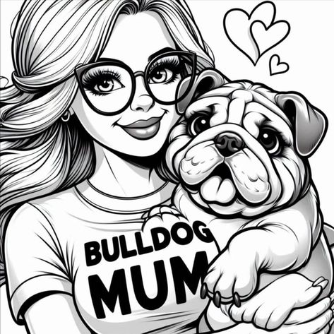 English Bulldog Drawing, Cool Animal Tattoos, Cartoon Bulldog, English Bulldog Care, English Bulldog Art, Bulldog Drawing, Bull Terrier Art, Animal Tattoo Ideas, Bulldog Pics