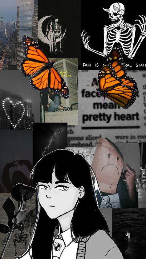 Heartstopper Butterflies, Phone Backgrounds Heartstopper, Tori Spring Wallpaper, Heartstopper Leaves Lesbian Wallpaper, Tori Spring Wallpaper Heartstopper, Tori Spring Aesthetic, Heartstopper Collage Wallpaper, Introvert Girl, Spring Quotes