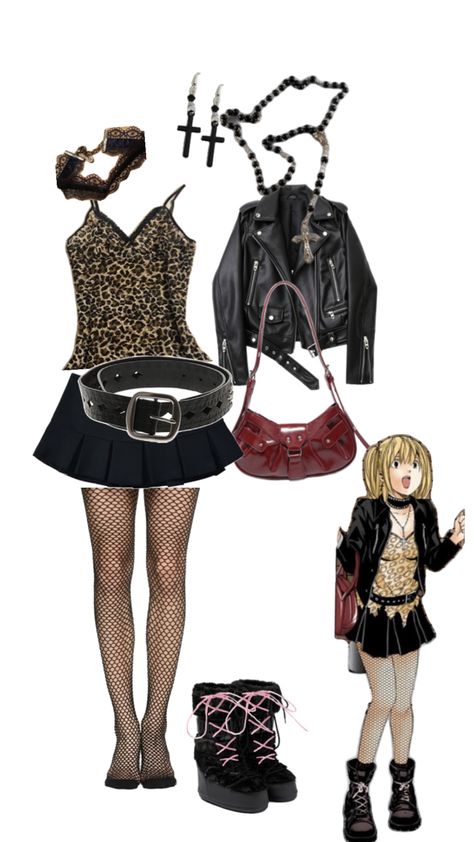 Misa Amane Pink Outfit, Evanescence Outfit Ideas, Casual Cosplay Ideas, Misa Aname Outfit, Misa Amane Outfit Ideas, Misa Amane Style Outfits, Misa Amane Clothes, Misa Misa Outfit, Miss Amane Outfits