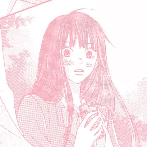 Sawako Kuronuma Cute, Sawako Icons, Rose Anime, Kuronuma Sawako, Japanese Icon, Shoujo Girl, Pink Pfp, Cutie Quote, Soft Pink Theme