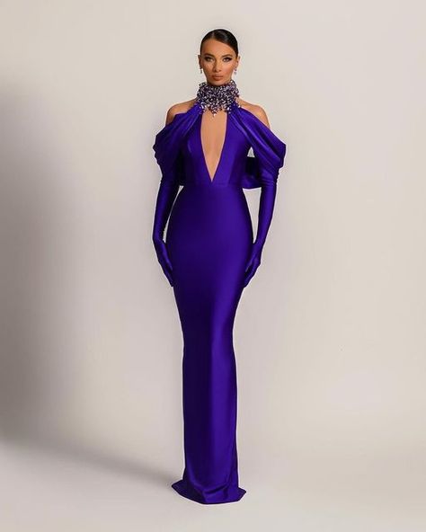 African Wear For Women, Blue Evening Dress, Purple Evening Dress, Classy Gowns, Conceptual Fashion, Blue Evening Dresses, Glamour Dress, Women's Evening Dresses, Elegant Dresses For Women