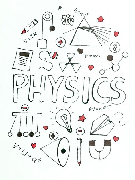 How to draw physics cover page design easy. Front page design ideas. #coverpage #frontpage #physics Coverpage Ideas For Physics, Front Cover Design Notebook Drawings, Drawing Ideas For Physics, School Front Page Ideas, Physics Page Design, Physic Notebook Cover, Notebook Ideas Cover Design Subject, Physics Journal Ideas, Maths Coverpage Ideas