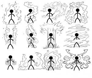 how to draw magic, magic step 5 Stickmen Drawings, Stickmen Art, Stick Men Drawings, رسم كاريكاتير, Magic Drawing, Comic Tutorial, Super Powers Art, Stick Figure Drawing, Výtvarné Reference