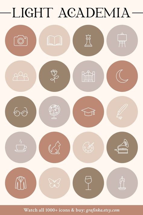 90s aesthetic light academia Instagram highlight icons with pastel colors, florals, and bookish #Minimalist_Highlights_Cover #Light_Academia_Instagram #Light_Academia_Art #Light_Academia_Style Light Academia Instagram, Light Academia Art, Light Academia Style, Aesthetic Light Academia, Academia Art, Academia Light, Light Academia Aesthetic, Minimalist Icons, Aesthetic Light