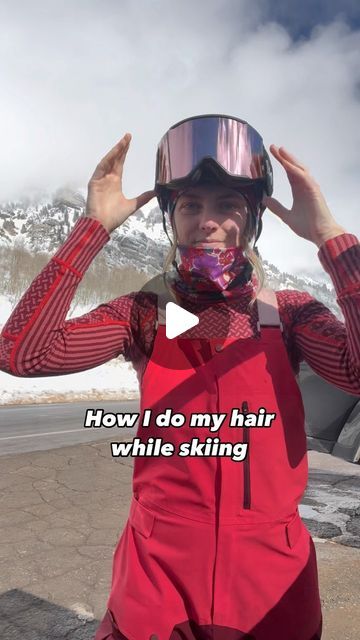 Addy Jacobsend on Instagram: "Strands are a necessity ✨ #ski #skiing #skiergirl #skioutfit" Ski Hairstyle, Skier Girl, Ski Outfit, Snowboarding Outfit, Ski Season, Skiing Outfit, Snowboarding, Skiing, On Instagram