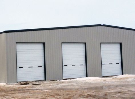 Color Schemes for Metal Buildings: Trending Combinations | General Steel Galvalume Roof, Painting Basement Floors, Prefab Office, Building Color, Metal Garage Buildings, Warehouse Building, Metal Building Kits, Metal Building Designs, Agricultural Buildings