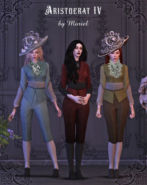 Ts4 Medieval, Ts4 Clothes, Sims 4 Decades Challenge, Feather Collar, Sims Stories, The Sims 4 Packs, Sims 4 Cc Skin, Sims 4 Mm, 20s Fashion