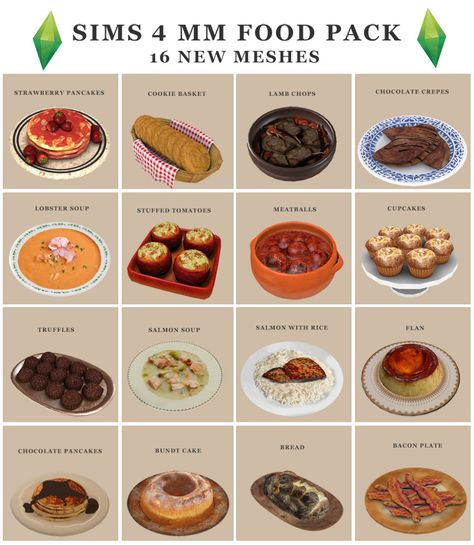 Sims Food, Sims 4 Skills, The Sims 4 Pack, Leo Sims, Sims 4 Restaurant, Sims Decor, Sims 4 Kitchen, Sims 4 Traits, Play Sims 4