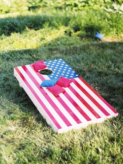 Bbq Wedding Reception, Bbq Corn, Backyard Wedding Reception, 4th Of July Cake, Fourth Of July Decorations, Wedding Backyard Reception, Fourth Of July Nails, Summer Wedding Decorations, July Ideas