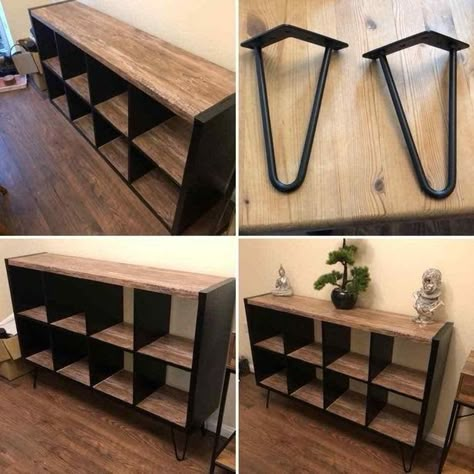 Ikea Storage Units, Diy Cube Storage, Ikea Cubes, Home Inspo Minimalism, Ikea Furniture Hacks, Cube Shelves, Cabinets Diy, Kallax Ikea, Ikea Storage