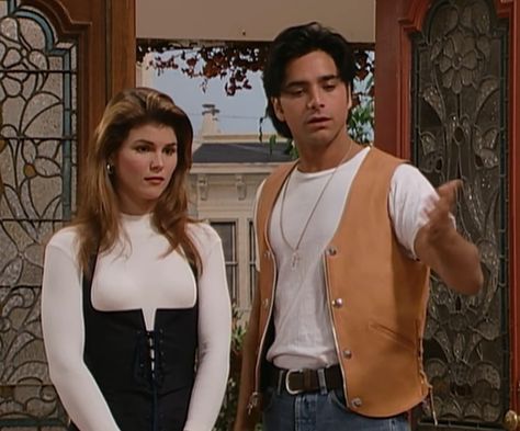 Uncle Jesse Outfit, Uncle Jesse And Aunt Becky, Becky And Jesse, Full House Show, Becky Full House, Ramona Quimby, Aunt Becky, Uncle Jesse, 90’s Outfits