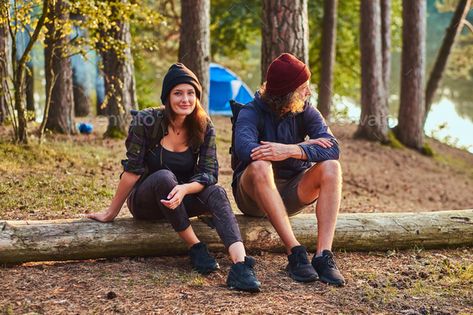 Sitting On A Log Reference, Sunny Forest, Forest Drawing, Sitting Pose, Sitting Poses, Man Sitting, Person Sitting, Poses Reference, A Log