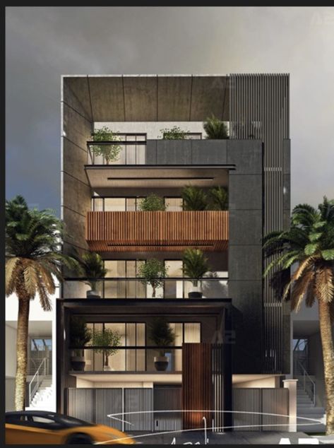 3 Floor Bungalow Elevation, Residential Apartment Facade, 4 Story Building Elevation, Builder Floor Elevation, Commercial Complex Elevation, Builder Floor, Apartments Exterior, House Outer Design, Facade Architecture Design