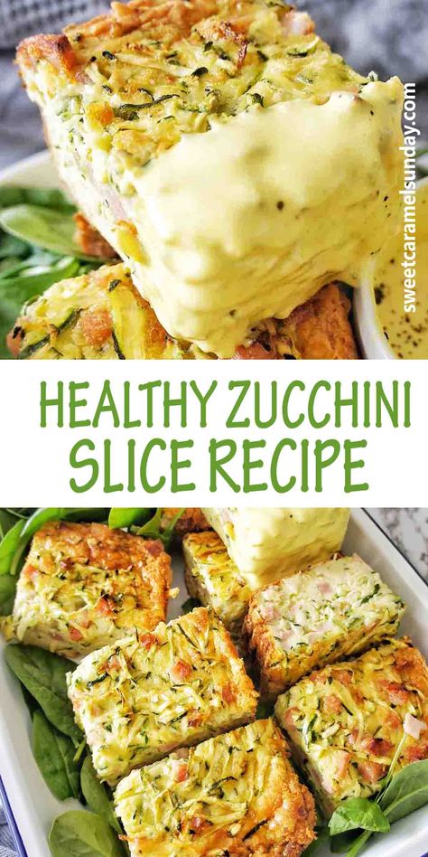 Zucchini Bake Recipes, Zucchini Slices In The Oven, Baked Courgette Recipe, Courgette Bake Recipe, Shredded Zucchini Recipes Healthy, Livy Method Recipes, Gina Livy Method Recipes, Gina Livy Method, Freezer Friendly Zucchini Recipes