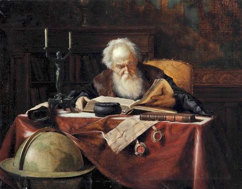 gloss, ludwig - A Scholar in His Study | Ludwig Gloss 1851-1… | Flickr Old Art Painting, Thinking Painting, Scholar Art, Studying Painting, Science Painting, Studying Drawing, Studying History, Writer Art, Study Painting