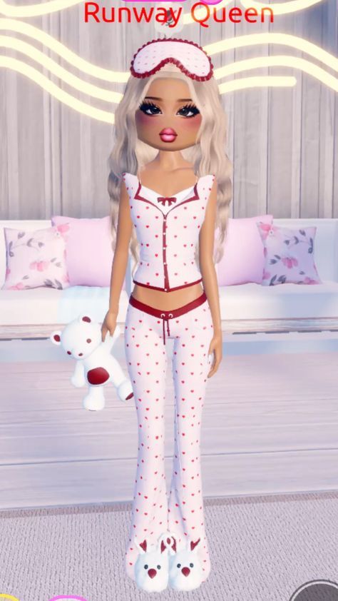 2. Fashion: #fashion, #style, #outfitinspiration, #beauty Dti Slumber Party Theme Non Vip, Dti Going To Sleep Fit, Di Slumber Party, Slumber Party Dti Outfit, Dress To Impress Slumber Party, Slumber Party Outfit, Dresses For Dolls, Pet Sweaters, Knit Toys