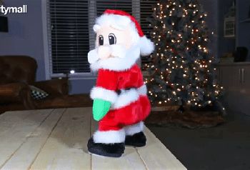 Best Merry Christmas GIF 2019 Animated And Moving Images With Music Twerking Santa, Half Christmas Tree, Dancing Santa, Merry Christmas Gif, White Elephant Gifts Exchange, Unique Gadgets, Santa Claus Is Coming To Town, Brings Joy, Christmas Gif