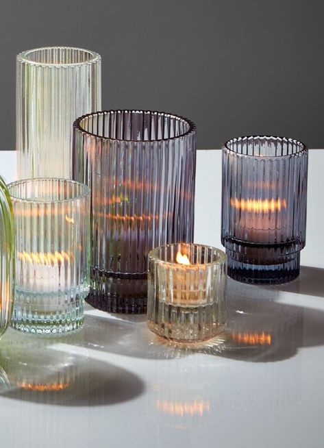 Ribbed Votives, Candle Votive Centerpiece, Glass Votive Candle Holders, Glass Votive Holders, Glass Tea Light Holders, Candle Holders Wedding, Votive Holder, Glass Votive, Candle Vase