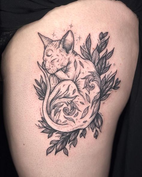 Realistic Cat Drawing, Sphinx Tattoo, Sphynx Cat Tattoo, Cat Tatto, Kitty Face Paint, Cute Cat Tattoo, Cat Tattoo Simple, Occult Tattoo, Cute Cat Drawing