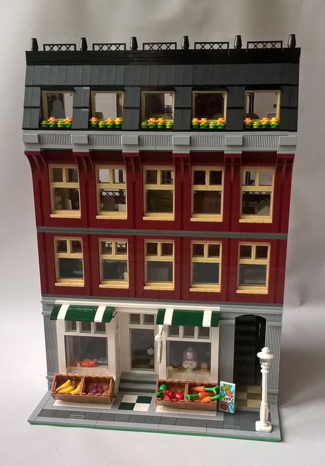 Explore morecitybricks' photos on Flickr. morecitybricks has uploaded 273 photos to Flickr. Lego Mansion, Lego Village, Lego Modular, Lego Creator, Lego Room, Star Wars Action Figures, Lego Architecture, Lego House, Lego Instructions