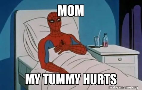 A Cartoon, Spiderman, Bed, Memes, Funny