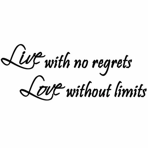 Vinyl Wall Art Quotes, Love Without Limits, Family Wall Decals, Vinyl Wall Quotes, No Regrets, Home Quotes And Sayings, Latest Trend, Stencils Wall, Family Quotes