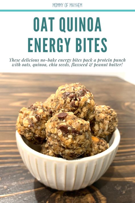 Flaxseed Energy Balls, Energy Balls With Flax Seed And Chia, Peanut Butter Flax Seed Protein Balls, Oatmeal Peanut Butter Protein Balls Flax Seed, Peanut Butter Energy Balls Flaxseed, Quinoa Snacks, Healthy Nutrition Plan, No Bake Energy Bites, Energy Bites Recipes