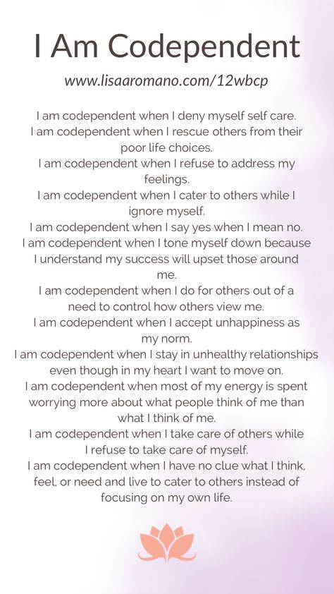 Codependency Recovery, Emotional Recovery, Mental And Emotional Health, Self Care Activities, Self Healing, Coping Skills, Health Awareness, Emotional Healing, Self Improvement Tips