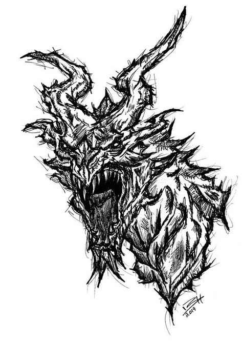 Alduin Skyrim Drawing, Skyrim Dragon Drawing, Skyrim Line Art, Alduin Skyrim Art, Dnd Dragon Tattoo, Alduin Skyrim Tattoo, Skyrim Dragon Tattoo, Alduin Skyrim, Skyrim Masks