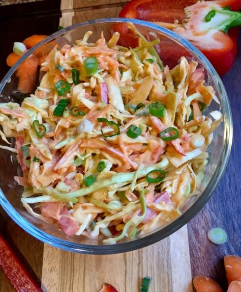 Korean Slaw Recipes, Korean Cabbage Recipes, Korean Coleslaw Recipe, Korean Coleslaw, Korean Cabbage Salad, Korean Slaw, Vinegar Slaw Recipe, Asian Coleslaw Recipe, Coleslaw Dressing Recipe