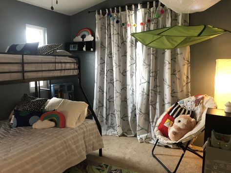 Gender Neutral Foster Care Bedroom, Foster Bedroom, Foster Care Bedroom, Foster Kids, Shared Bedroom, Fostering Children, Foster Care, Bunk Beds, Kids Bedroom