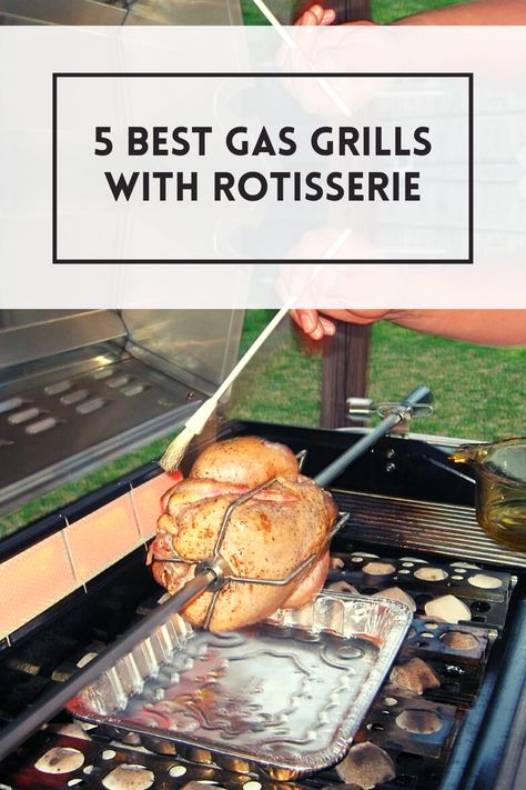 A rotisserie unit increases the versatility of your grill. It’s the best way to cook large pieces of meat that require indirect heat. Read this guide and find the best rotisserie gas grill for cooking delicious whole chickens, ribs, and roasts. Rotisserie Recipes, Whole Chickens, Recipes Using Rotisserie Chicken, Best Gas Grills, Bbq Dishes, Rotisserie Grill, Natural Gas Grill, Propane Gas Grill, Grilling Tips